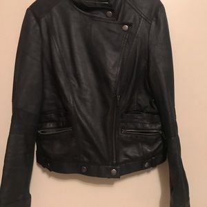 SIMPLY VERA VERA WANG GIRLS FAUX FUR MOTO JACKET